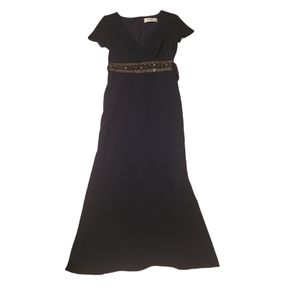 Navy Badgley Mischka Gown